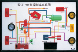 摩托车教学模型