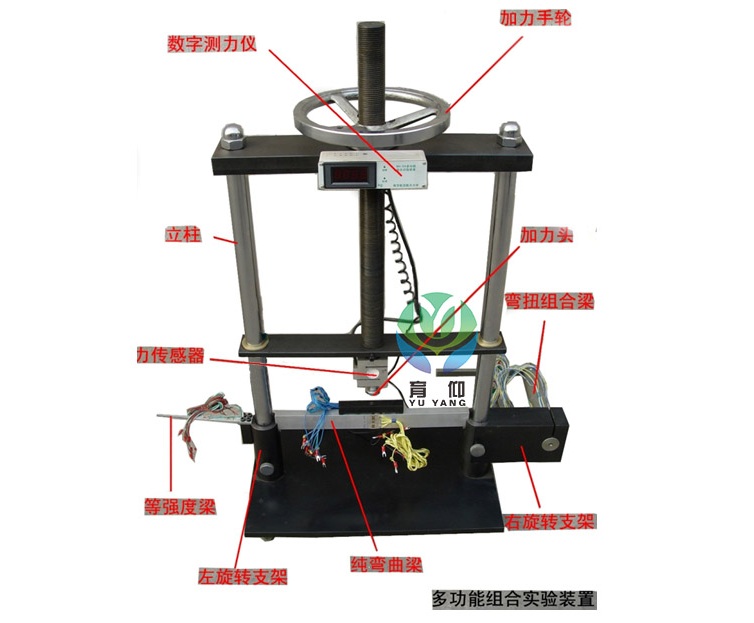 <b>材料力学测试分析实验台(配静态应变仪)</b>